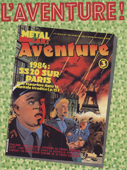 Affiche "Metal aventure"