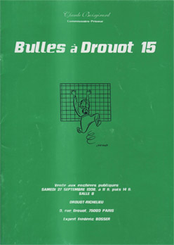 Catalogue "Bulles  Drouet 15"