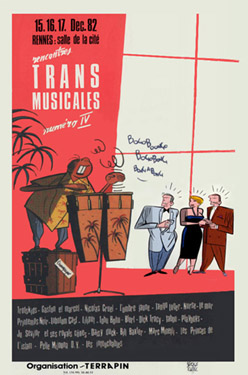 Affiche "Rencontres trans musicales numéro IV"