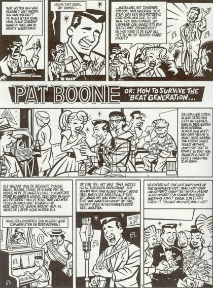 Cartoon "Pat Boone"